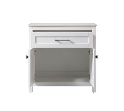 Riola 2-Door Storage Cabinet with Drawer