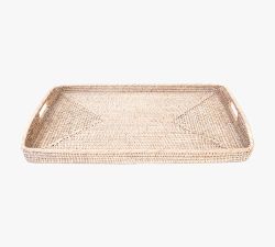 Tava Handwoven Rattan Rectangular Serving Tray