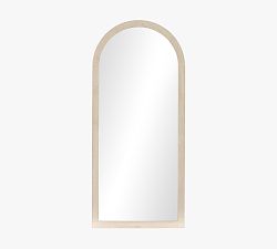 Cythia Linen Floor Mirror