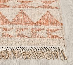 Eliza Handwoven Cotton Jute Rug