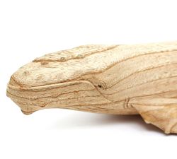 Handcrafted Wooden Carved Humpback Whale