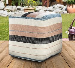 Harbour Recycled Yarn Outdoor Pouf