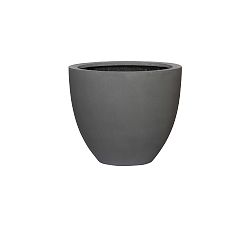 Palma Short Lightweight Handcrafted Fiberstone Indoor/Outdoor Planter