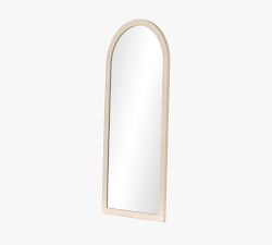 Cythia Linen Floor Mirror