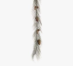 Faux Long Pine Garland - Set Of 3