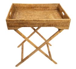 Tava Handwoven Rattan Butler Tray