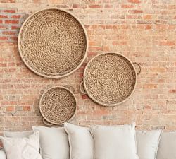 Emma Woven Baskets Wall Art, Set of 3