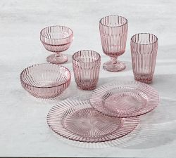 Fluted Glass Tall Goblet - Set of 6