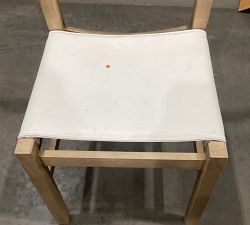 Open Box: Segura Leather Dining Chair - Singature Chalk, Seadrift finish