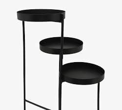 Venetia Black Metal Layered Plant Stand