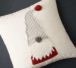 Gnome Pom Pom Pillow Cover