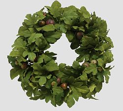 Handcrafted Faux Fig Wreath