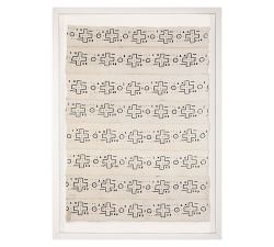 Mali Textile Framed Print