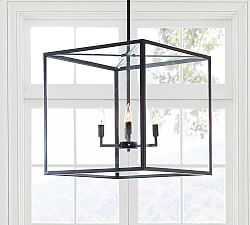 Open Box: Manor Glass &amp; Iron Grand Pendant