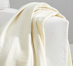 Personalized Hand-Knotted Fringe Throw