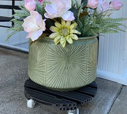 Plant Caddy On Wheels