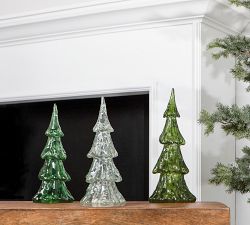 Resin Lit Trees, Set of 3