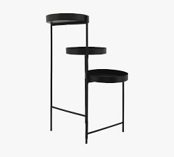 Venetia Black Metal Layered Plant Stand
