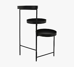 Venetia Black Metal Layered Plant Stand