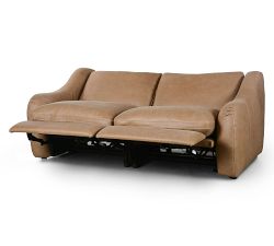 Cindy Leather Power Reclining Sofa (83&quot;-116&quot;)