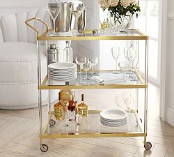 Colne Acrylic Bar Cart