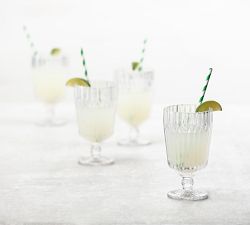 Fluted Glass Casual Drinkware - Set of 6