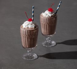 Fluted Glass Tall Goblet - Set of 6