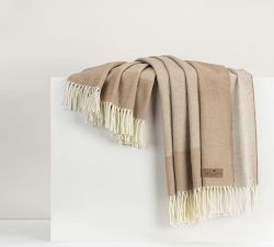 Lands Downunder Border Herringbone Throw