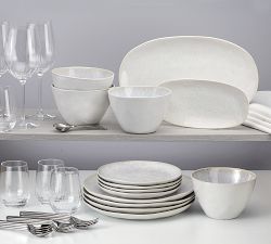 Nico Stoneware Reactive Glaze 12 -Piece Dinnerware Set