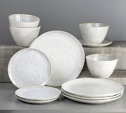 Nico Stoneware Reactive Glaze 12 -Piece Dinnerware Set
