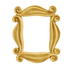 Friends Peephole Frame Wall Decor