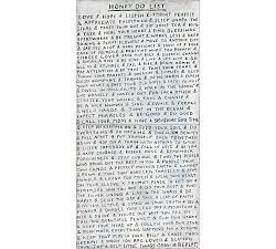 Honey Do List Wall Art