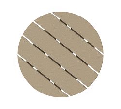 Pottery Barn x Polywood Round Outdoor Side Table (18")