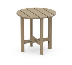 Pottery Barn x Polywood Round Outdoor Side Table (18")