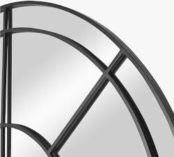 Alice Windowpane Arched Wall Mirror