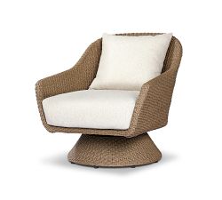 Brynne Wicker Swivel Outdoor Lounge Chair