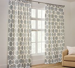 Open Box: Ulla Medallion Print Curtain