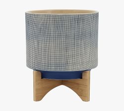 Footed Textured Planters