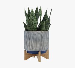 Footed Textured Planters