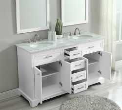 Warner 60&quot; Double Sink Vanity