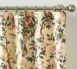 Open Box: Nola Blackout Printed Curtain, 50"W x 96"L - Ivory Multi