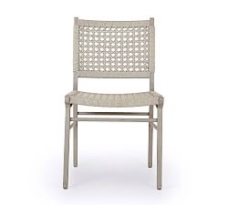 Open Box: Brosh Teak & Rope Dining Chair, Weathered Gray