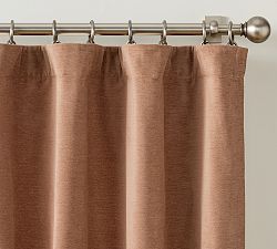 Open Box: Cozy Cloud Blackout Curtain, 50"W x 84"L - Rosewood