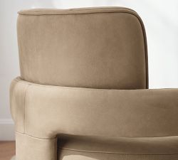 Modern Farmhouse Fully Leather Armchair