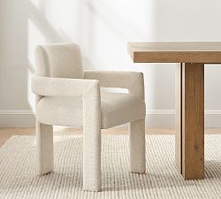 Modern Farmhouse Fully Upholstered Armchair