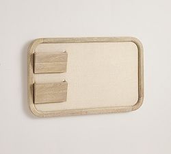 Open Box: Aptos Org System, Pinboard with Shelf - Sandwash