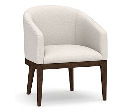 Open Box: Baldwin Upholstered Dining Chair - Performance Boucle Oatmeal, Tahoe Brown