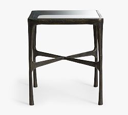 Open Box: Bodhi Square Metal End Table (20&quot;) - Bronze
