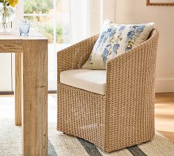 Wisteria Floral Embroidered Pillow