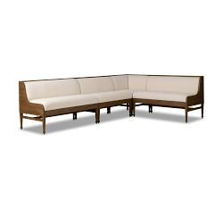 Montana Oak Dining Banquette (113")